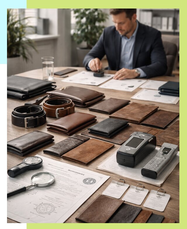 Сертификация кожаных изделий в Киржаче от 12372 р. | Алешин-Крж