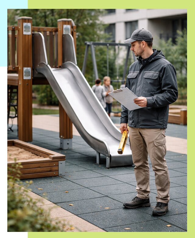 Сертификация детских площадок в Киржаче от 25775 р. | Алешин-Крж