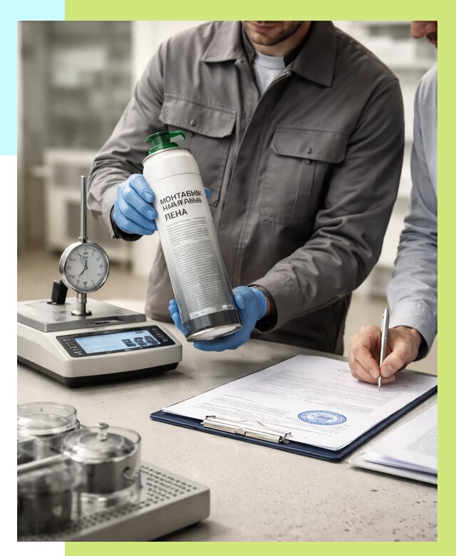 Сертификация монтажной пены в Киржаче от 15465 р. | Алешин-Крж