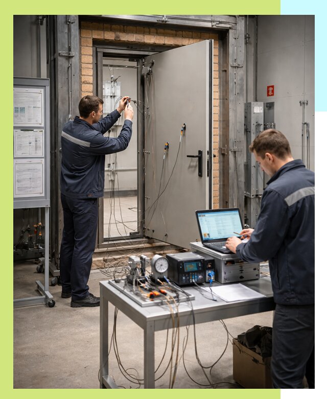 Сертификация противопожарных дверей в Киржаче по ГОСТ и ТР