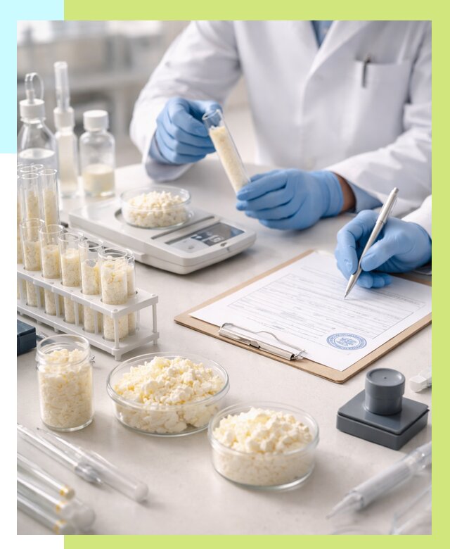 Сертификация творога в Киржаче от 12372 р. под ключ | Алешин-Крж