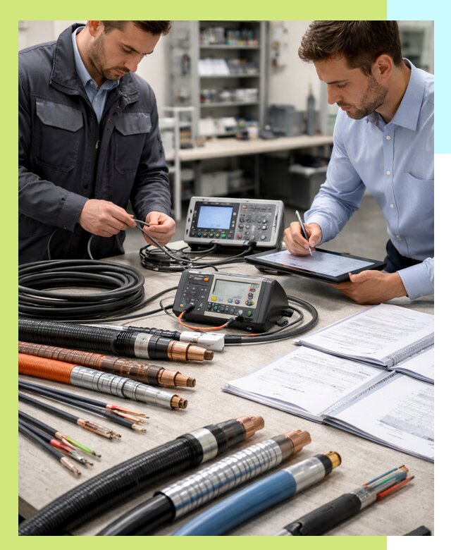 Сертификация кабеля и электропроводки в Киржаче под ключ