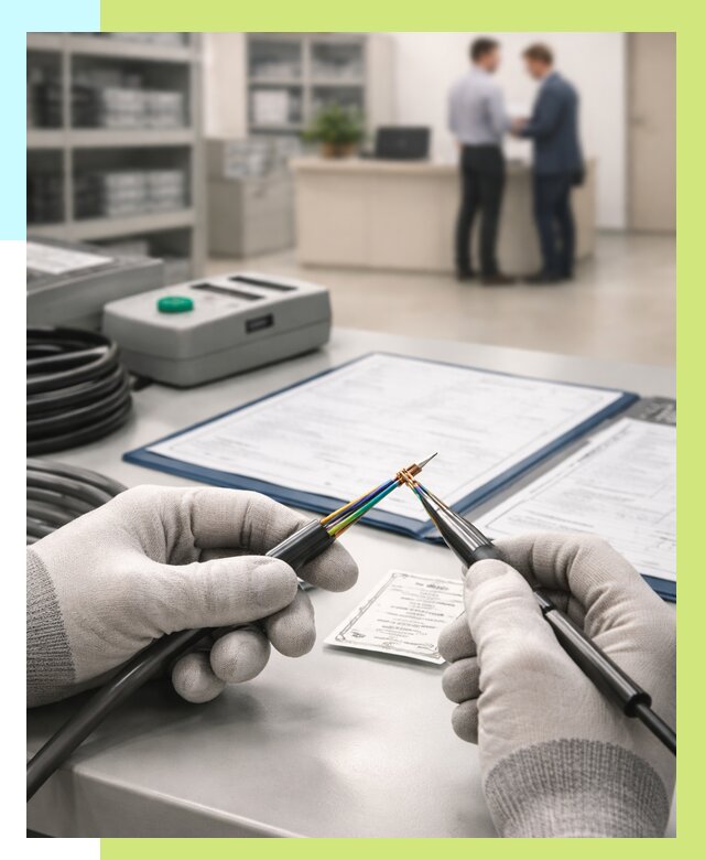 Сертификация провода в Киржаче от 18558 р. в Алешин-Крж