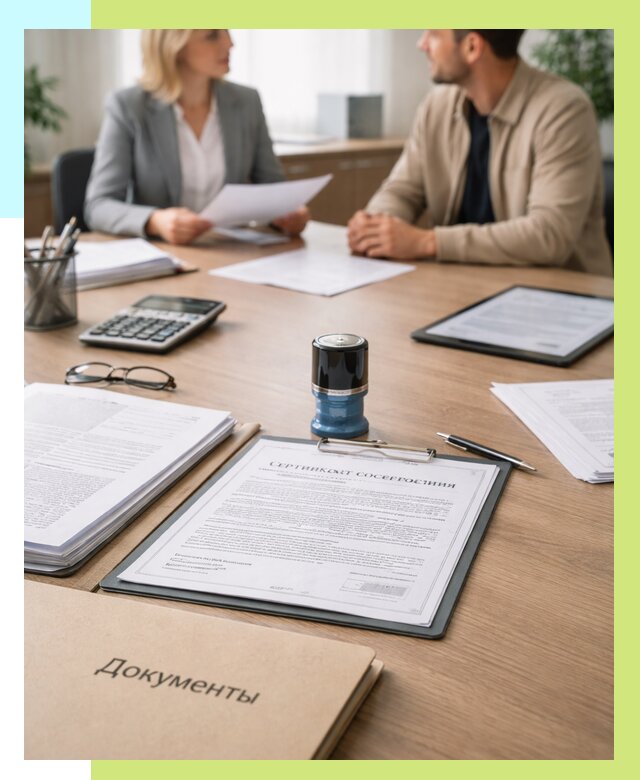 Сертификат соответствия на продукцию в Киржаче от 15465 р.|Алешин-Крж