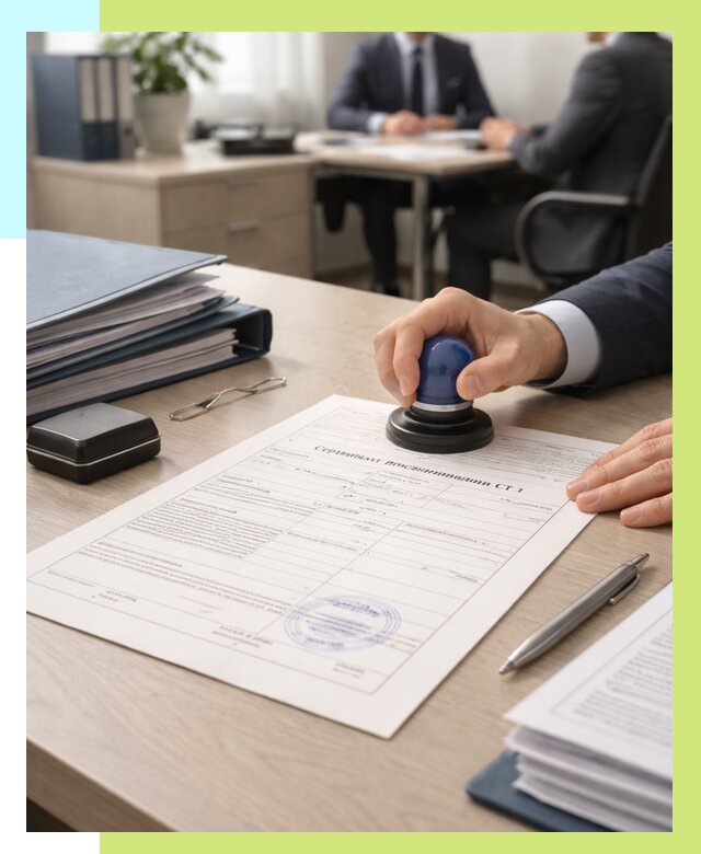 Сертификат происхождения СТ 1 в Киржаче от 4640 р. | Алешин-Крж