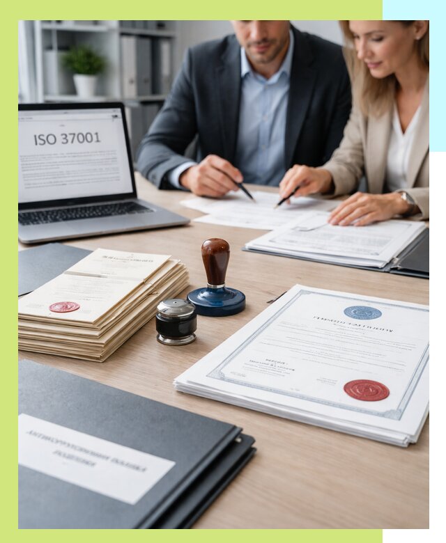 Получение сертификата ISO 37001 по системе борьбы с коррупцией в Киржаче
