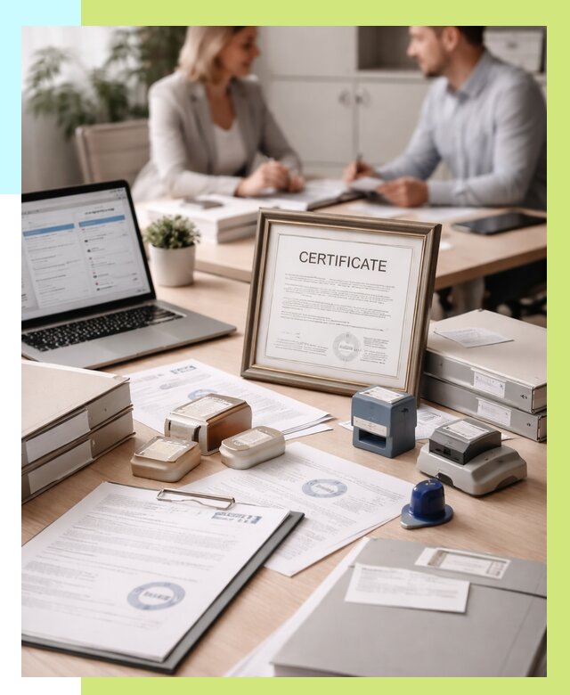 Сертификация компании в Киржаче от 46395 р. | Алешин-Крж — заказ